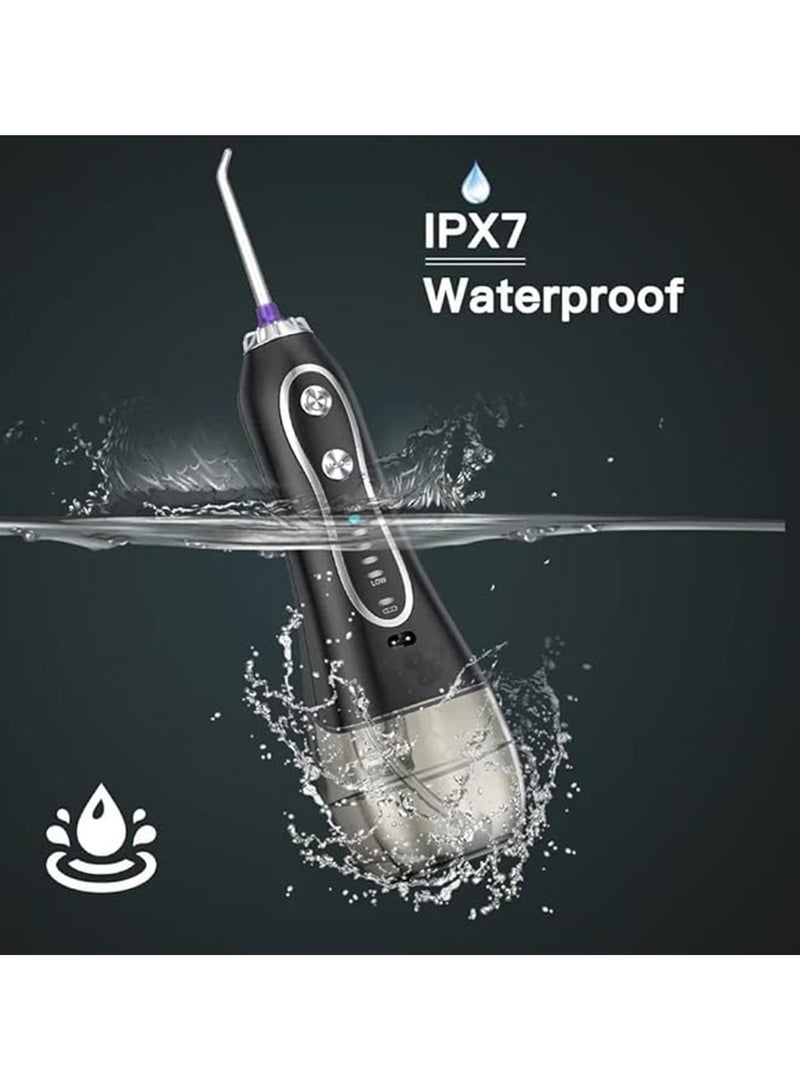 جهاز خيط الأسنان المائي الاحترافي من "إيليت سيريس" - منظف فموي للنتظيف العميق 360 درجة مع 7 فوهات احترافية وحقيبة سفر - مقاوم للماء IPX7 - النظام المتكامل لنظافة وصحة الفم - Image 3